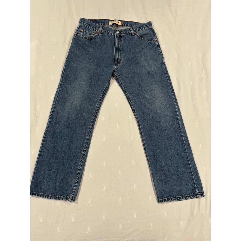 Levi's 505 Mens Jeans 36x29 Straight Fit Blue Denim Classic